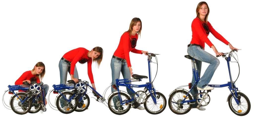 Bicicletta pieghevole DI BLASI Mod. R24
