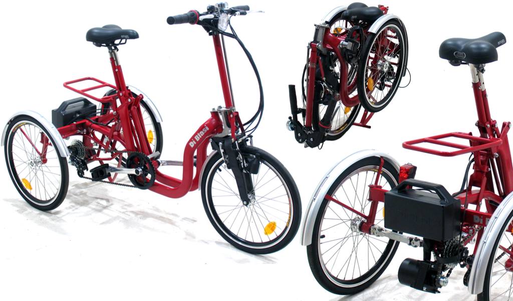 Triciclo elettrico pieghevole DI BLASI Mod. R34